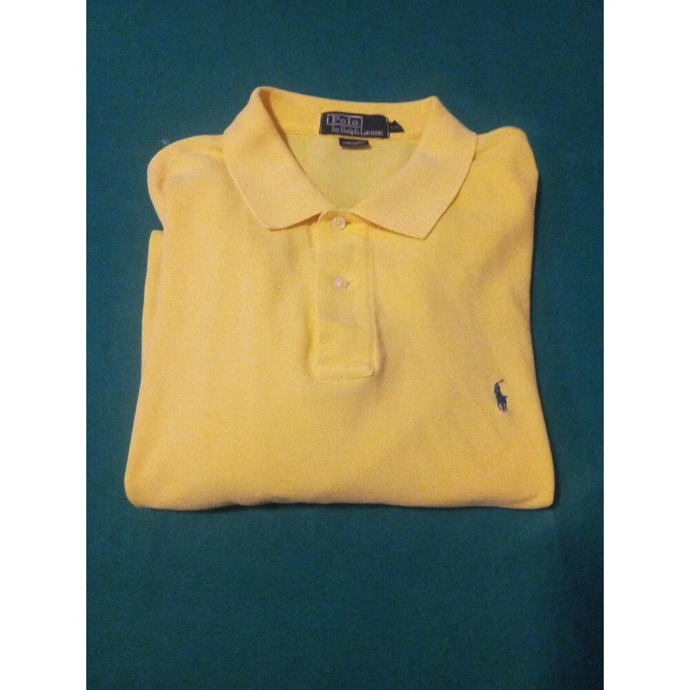 Ralph Lauren  Men's polo shirt, yellow Size 2X